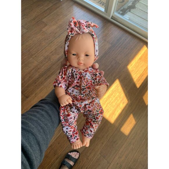 Miniland Doll 12 5/8'' Caucasian Girl (Polybag) - Made In Spain, Anatomically C - Picture 15 of 15